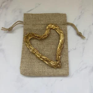 Cord Keepsake Hessian Bag